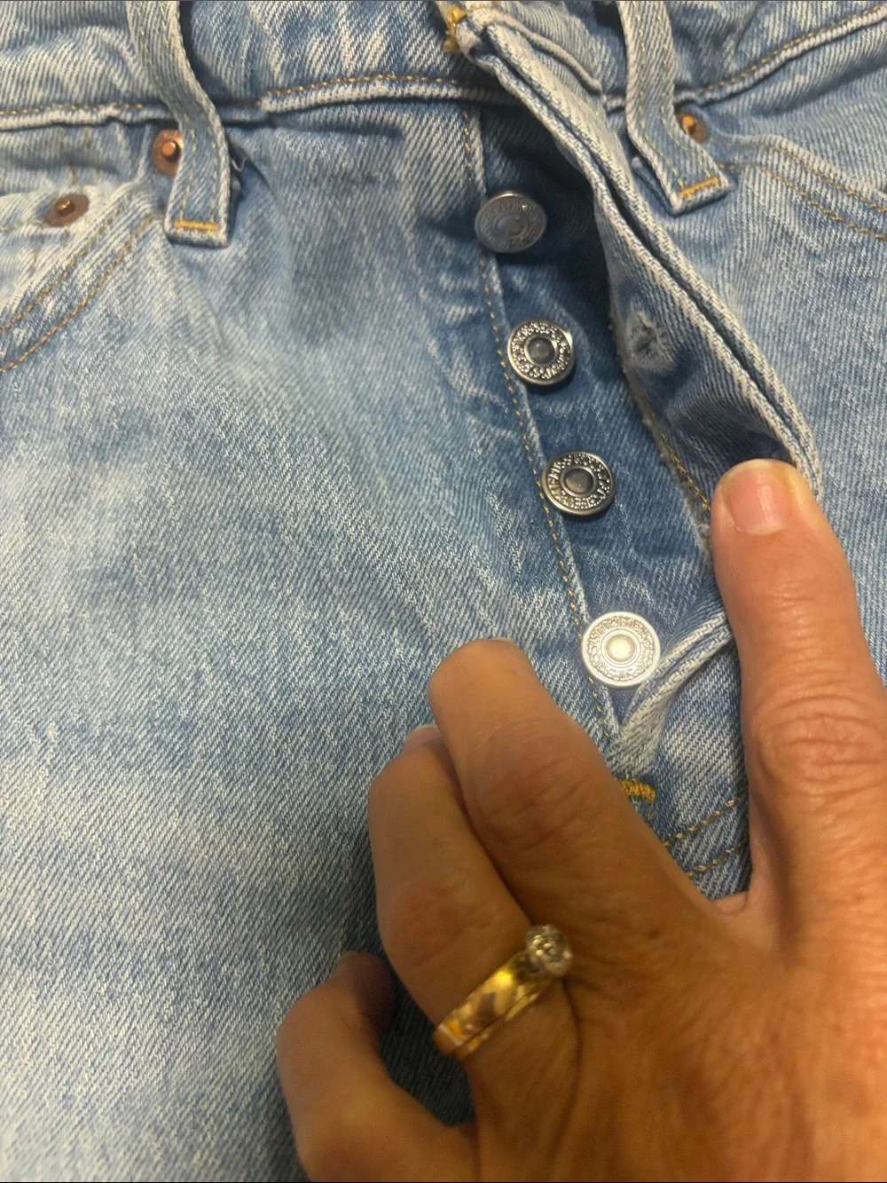 Vintage Levi's Light Blue Straight Leg Jeans